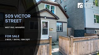 House for Sale | 509 Victor Street | West End, Winnipeg