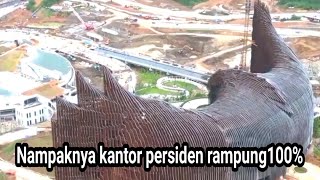 progres ikn ibu kota nusantara kantor persiden napak rampung 100% hingga viral diluar negri mendunia