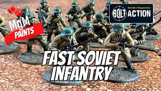 How to Paint Bolt Action Soviet Infantry Fast and Simple | MgM Paints