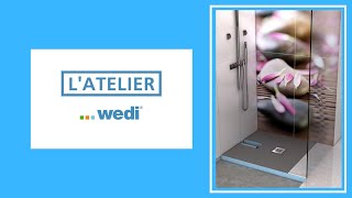 Présentation des receveurs à carreler Fundo Plano de WEDI