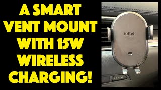 IOTTIE Auto Sense 2 Air Vent Mount and Car Qi Charger - DEMO & REVIEW