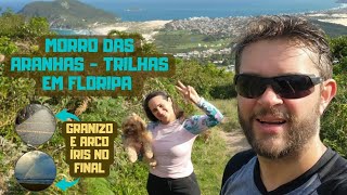 TRILHA CURTA E VISUAL LINDO em FLORIPA | MORRO DAS ARANHAS PRAIA do SANTINHO| O que fazer em Floripa