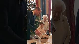 This is a sweet and entertaining video. #PrinceGeorge making Christmas pudding