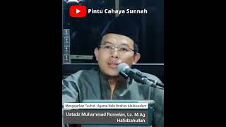 Agama Nabi Ibrahim Alaihissalam || Ustadz Muhammad Romelan, Lc. M.Ag. Hafidzahullah #shorts