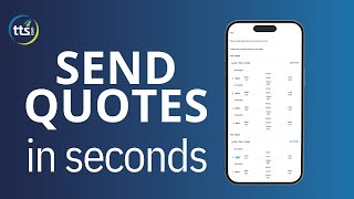 Easily Send Quotes with TTS WebAgent!