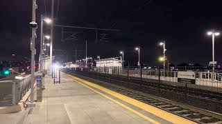 Caltrain Holiday Train passing San Bruno