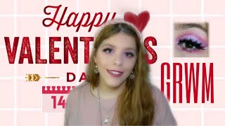 Valentinstag Makeup | CUT CREASE | romantischer Look | be my Valentine | GRWM | Makeup Tutorial