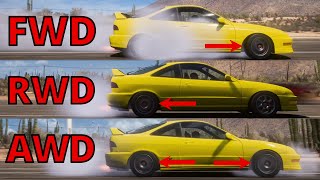 Forza Horizon 5 - FWD vs RWD vs AWD... Which is the Best?