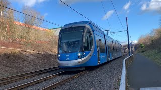 Tram 29 & Tram 36 races between Kenrick Park and The Hawthorns 27/01/2022