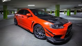 Mitsubishi Evolution X Orange