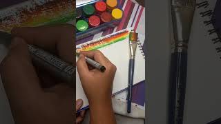 Vibrant One Stroke Rainbow Painting: Master the Art in Minutes! 🌈✨