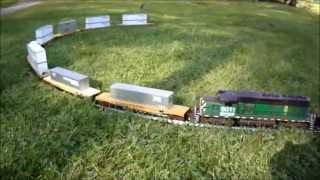 Intermodal Train Outdoor O-gauge hi-Rail