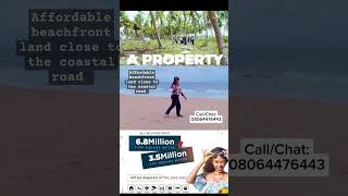 AFFORDABLE BEACHFRONT LAND FOR SALE CLOSE TO LAGOS-CALABAR COASTAL HIGHWAY ODE-OMI IBEJU-LEKKI