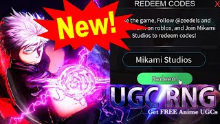 UGC RNG, Roblox, 2 SECRET CODES, ALL WORKING CODES