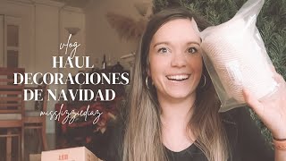 🪅 VLOGMAS - HAUL DECORACIONES DE NAVIDAD - H&M Home, Mercado Libre