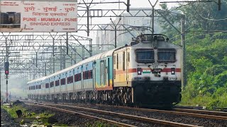 First Run after 1.7 Years ! 01010 Pune Mumbai Sinhagad Express