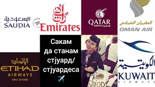 Сакам да станам стјуард/стјуардеса ✈️