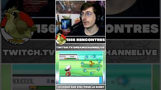 POKÉMON SHINY ROUCOOL SUR POKÉMON SOULSILVER ! 1/8192 ⭐#shorts #pokémon #pokemon #shinypokemon