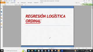 Regresión Logística Ordinal