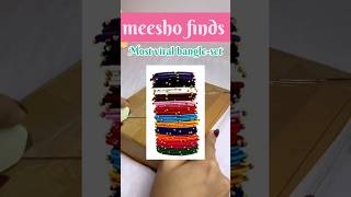 Meesho finds most viral Bangle Set 💖#meeshofinds #fashion #bangles #newcollection #unboxing #shoes