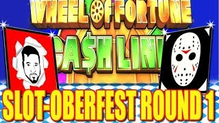 ★ $100 WHEEL OF FORTUNE CASH LINK ★ 2019 Slot-Oberfest Tournament | Round 1