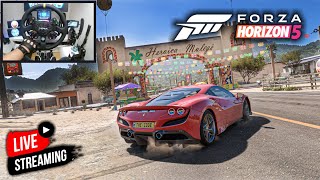 Ultimate Racing Adventure! Forza Horizon 5 Live Stream - Moza R9 Setup