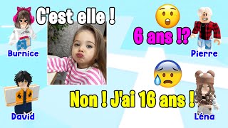 HISTOIRE ROBLOX | Ma sœur de 6 ans va sur Internet pour se lier d'amitié avec mes amis 🥑