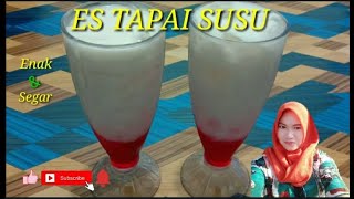 CARA MEMBUAT ES TAPE SUSU YANG ENAK DAN SEGAR