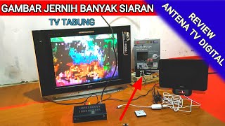 Gambar Jernih Banyak Siaran Digital Pakai Antena TV PX UDA-3000A. Bisa Untuk Semua TV!