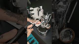 60 Second La Pavoni Lesson #lapavoni #espresso #howto