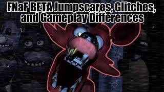 FNaF 1 BETA Jumpscares, Glitches, and Gamepla