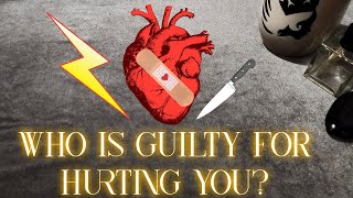 Who is guilty for hurting you? 🩹️🩸️💔🔪🩹️ + Initials & Animal Sign #pickacard #tarot