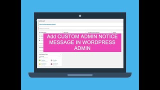 add custom admin notice message in wordpress admin dashboard