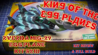 Is This The King of the Egg Planes?! Zvezda MiG-29 jumbo Egg Plane 5210 - Kit Review & Full Build