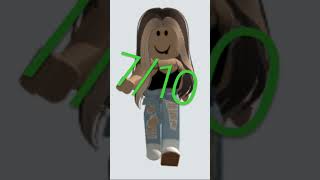 #roblox ich bewerte Avatar Part5