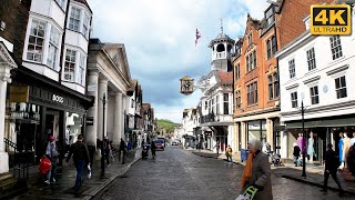 Guildford Town & Castle | Walking Tour 4K