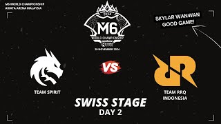 Team Spirit vs Team RRQ ID❗️Day 2 M6 World Championship❗️RRQ vs SPIRIT❗️