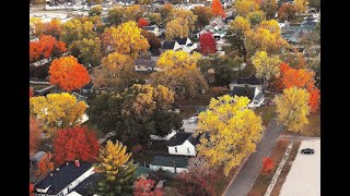 INDIANA FALL LEAVES, and SHORT RIVER RUN!