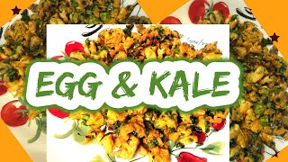 Healthy egg and Kale (English)