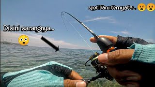 Strike kerapu di spot baru || #09 ultralight casting situbondo