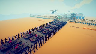 CAN 200x MAFIA CAPTURE MILITARY BASE? - Totally Accurate Battle Simulator TABS