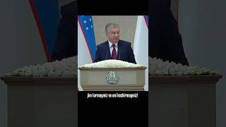 Shavkat Mirziyoyev: Jim turmaymiz va kechirmaymiz #mirziyoyev #prezident