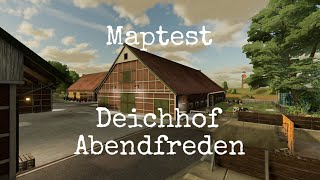 #LS22 #LIVE (#Ps4) Willkommen auf der Deichhof Abendfreden  Maptest Maperkundung