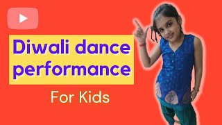 Happy Diwali dance for kids | Diwali celebration dance- 2021    #kidzhut