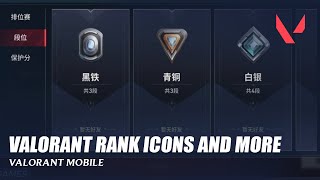 Valorant Mobile Rank Icons and More - Valorant Mobile