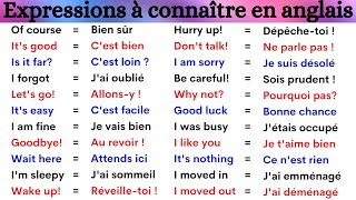 Si vous voulez parler ANGLAIS, vous devez CONNAÎTRE ces PHRASES | ANGLAIS rapide et facile