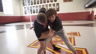 Pat Smith Bear Hug Finish from a Single Leg Attack | JROB Technique Sessions