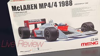 Meng 1:12 McLaren MP4/4 kit review