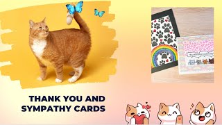 Thank You and Sympathy cards