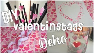 DIY VALENTINSTAGS DEKO 2018 (einfach & wenig Aufwand) ⎮weeklyMel